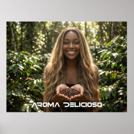 POSTER COFFEE - AROMA DELICIOSO