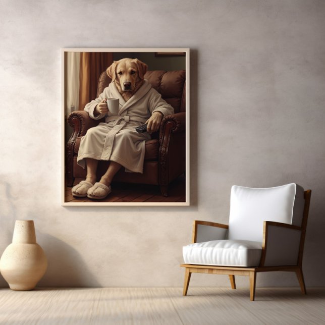 Poster Coffee, Chew Toy Authority (Criador carregado)