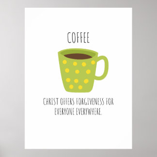 Poster COFFEE Christian Design