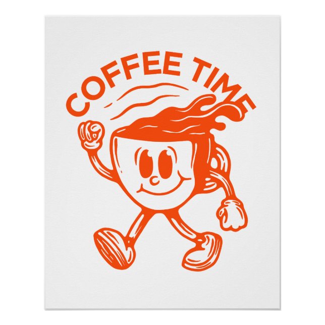 Póster Coffee Time (Frente)