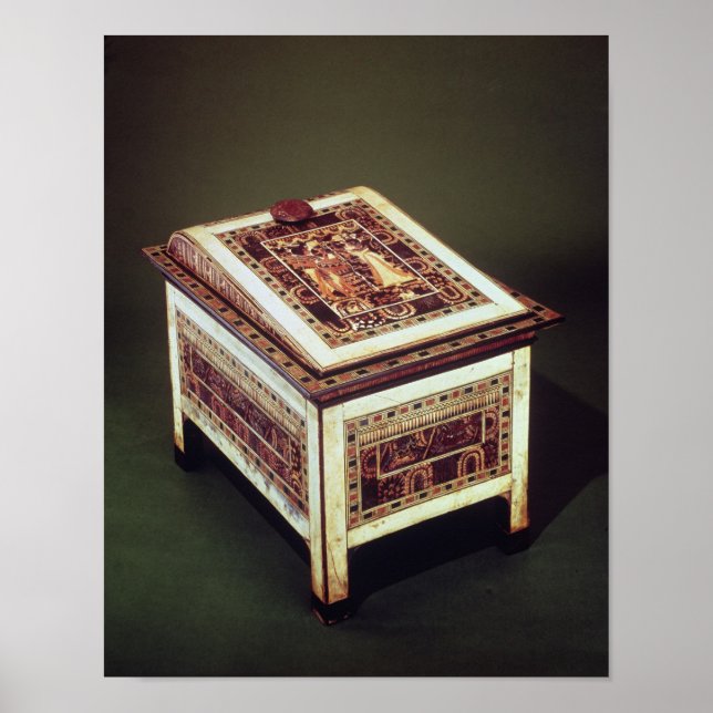 Poster Coffer, do Túmulo de Tutankhamun (Frente)