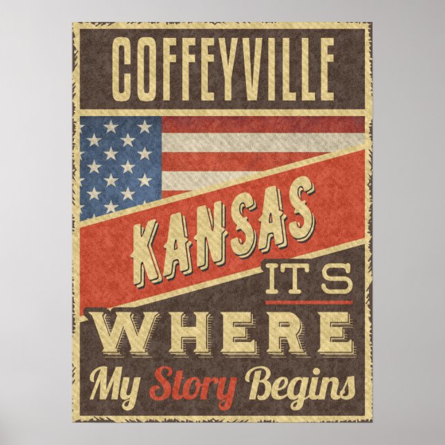 Poster Coffeyville Kansas (Frente)