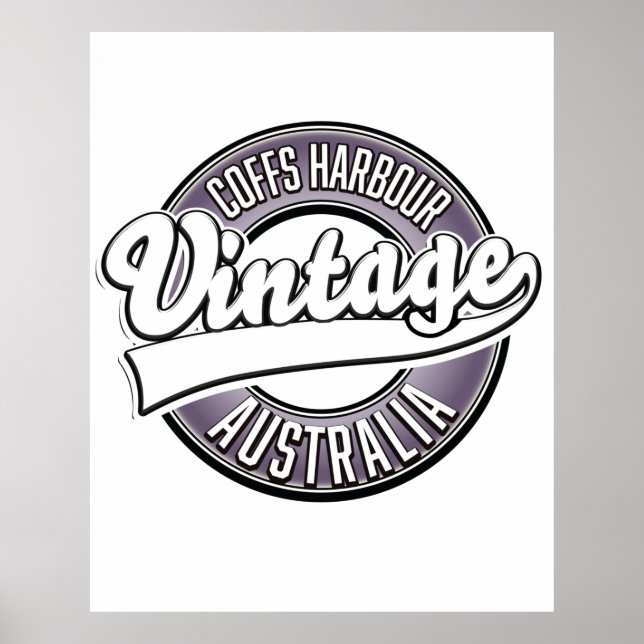 Poster Coffs Harbor Austrália (Frente)