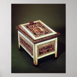 Poster Cofre, do túmulo de Tutankhamun