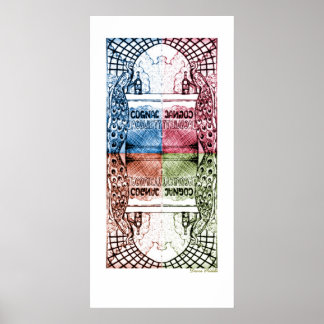 Póster Cognac 4 Cores