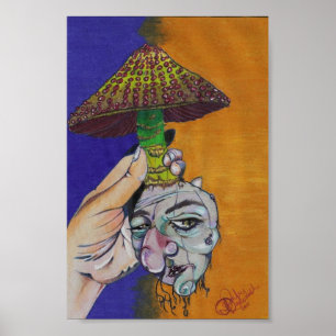 Poster Cogumelo desapontado