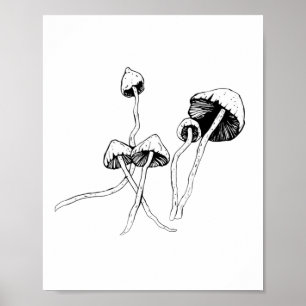 Poster cogumelo-do-psilocybin