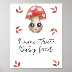 Poster Cogumelo - nome daquele pôster de chuveiro de comi