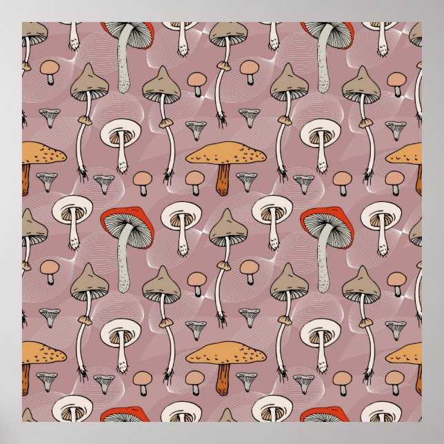 Poster Cogumelos (Frente)
