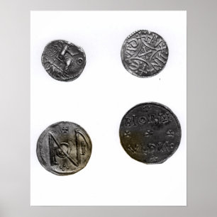 Poster Coins of Cunobelinus or Cymbeline ,King of Mercia