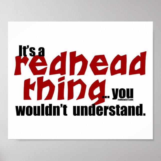 Póster Coisa da ruiva (Frente)