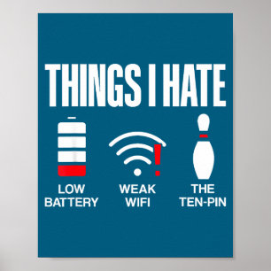 Poster Coisas de Ciência da Computação que Eu Odeio Bater