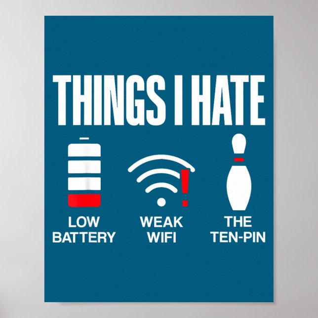 Poster Coisas de Ciência da Computação que Eu Odeio Bater (Frente)