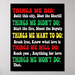 Poster Coisas Engraçadas Que Fizemos Construímos Esta Cid