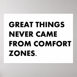 Poster coisas excelentes nunca vieram