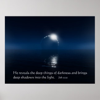 Poster Coisas profundas da escuridão