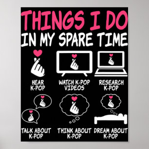 Poster Coisas Que Eu Faço Em Meu Tempo Livre, Jogo Música