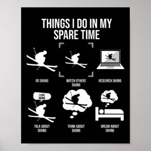 Poster Coisas Que Faço No Meu Tempo Livre