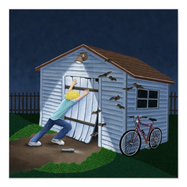 Póster Coisas que soam na noite (Frente)