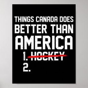 Poster Coisas retrô que o Canadá faz melhor que os EUA Pi
