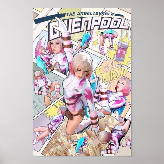 Poster Colaboração Gwenpool PATLOIKA (Frente)
