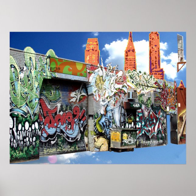 Poster Colagem Brooklyn (Frente)