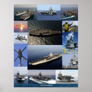 Póster Colagem corporativa do USS