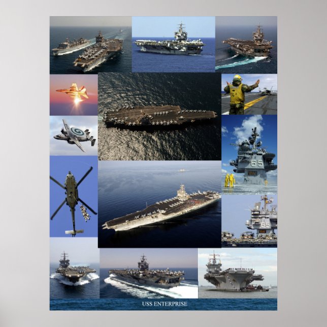 Póster Colagem corporativa do USS (Frente)