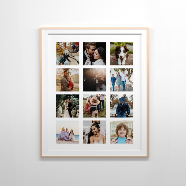 Poster Colagem de 12 fotos (Criador carregado)