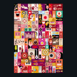 Poster Colagem de arte, ilustração musical da safra. Patc<br><div class="desc">Colagem de arte,  ilustração musical da safra. Papel de parede sem costura,  de retalhos. arte,  música,  pop,  ilustração,  poster,  papel de parede,  jazz,  vintage,  concerto,  decor,  festa,  bebida,  álcool,  piano,  coquetel,  café,  gráfico,  coração,  bebida,  fundo,  vintage,  retrato,  ilustração</div>