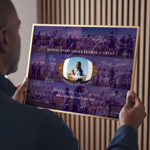 Poster Colagem de Assinatura da Equipe de Apreciação do T