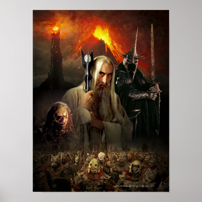 Póster Colagem de Caracteres 4 (Frente)