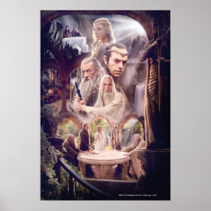 Póster Colagem de Caracteres Rivendell