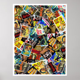 Poster Colagem de Cartazes de Filmes de Ficção Científica