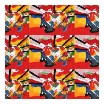 Colagem de cores aquáticas modernas e coloridas co