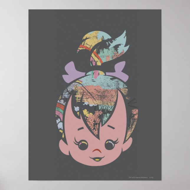 Póster Colagem de cores PEBBLES™ (Frente)