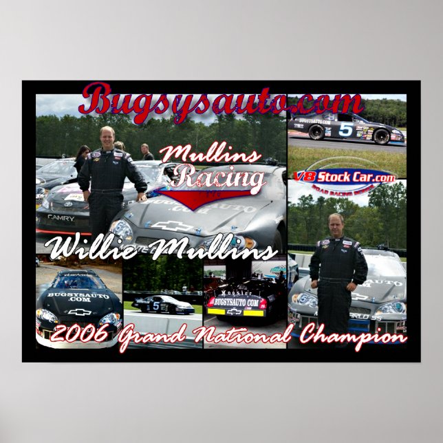 Poster Colagem de Corrida Mulling (Frente)