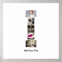 Colagem de Fotografias com design Carta I