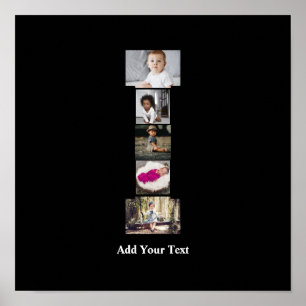 Poster Colagem de Fotografias com design Carta I