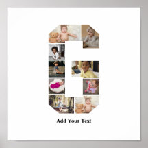 Colagem de Fotografias com design Letra G