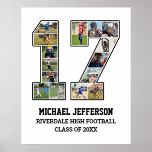 Poster Colagem de Fotografias da Equipe Esportiva do Mais