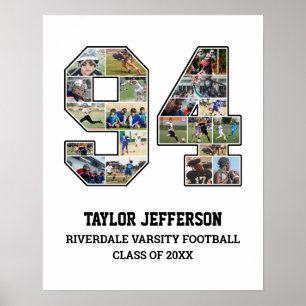 Poster Colagem de Fotografias da Equipe Esportiva do Mais