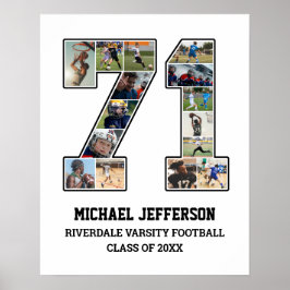 Poster Colagem de Fotografias da Equipe Esportiva do Mais