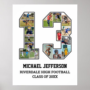 Poster Colagem de Fotografias da Equipe Esportiva do Mais