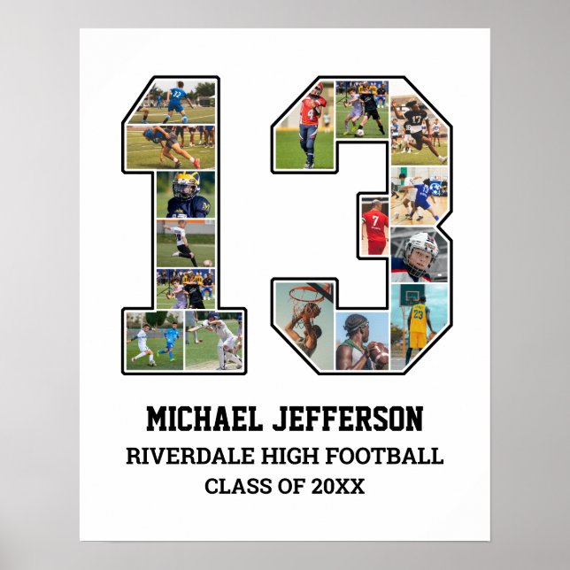 Poster Colagem de Fotografias da Equipe Esportiva do Mais (Frente)