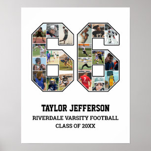 Poster Colagem de Fotografias da Equipe Esportiva do Mais