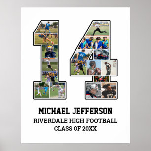 Poster Colagem de Fotografias da Equipe Esportiva do Mais