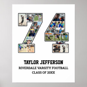 Poster Colagem de Fotografias da Equipe Esportiva do Mais