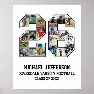 Poster Colagem de Fotografias da Equipe Esportiva do Mais