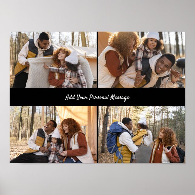 Poster Colagem de Fotografias do Design 4 (Frente)